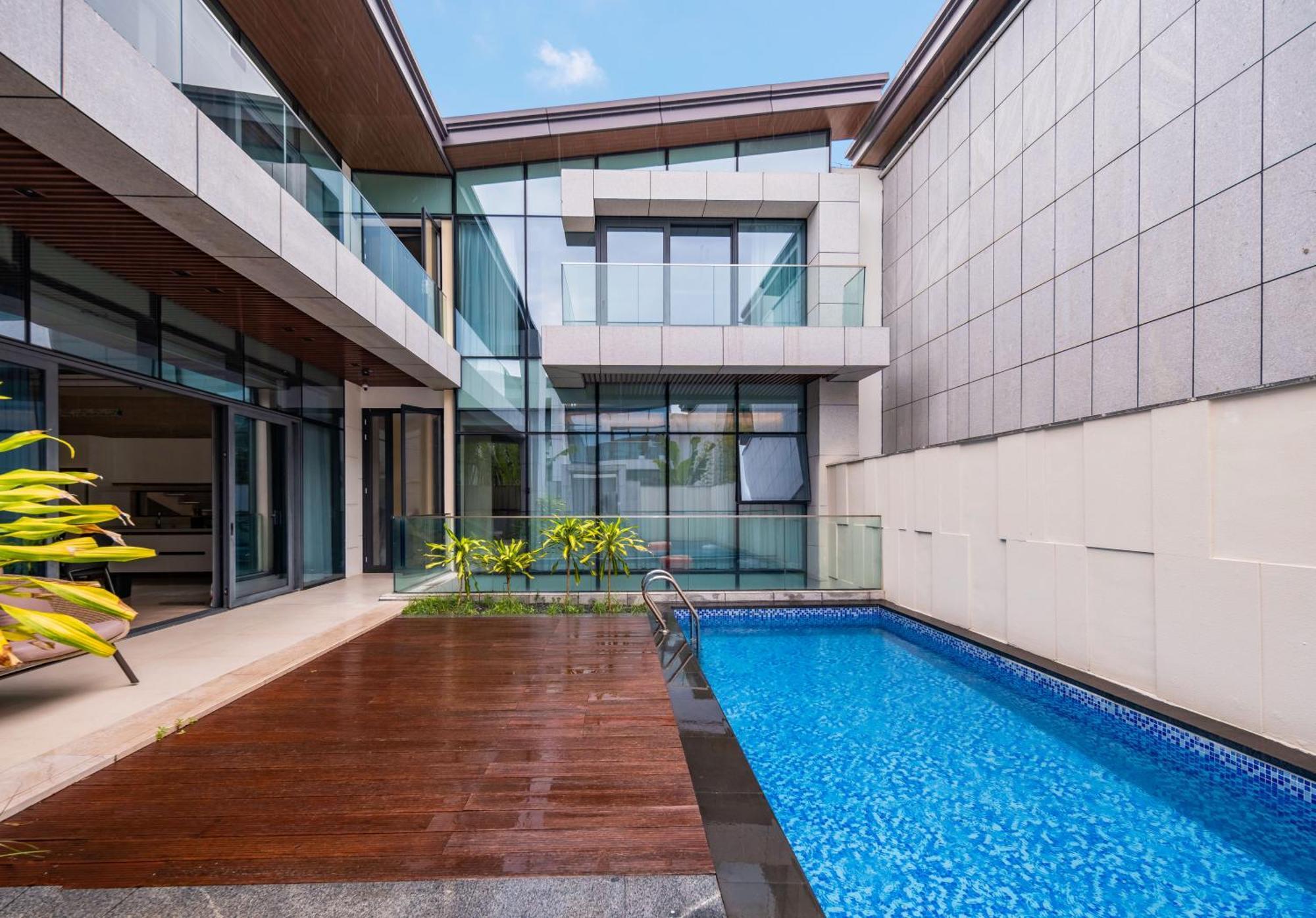 Sanya Haitang Bay Muyu Time Seaview Apartment Exterior photo