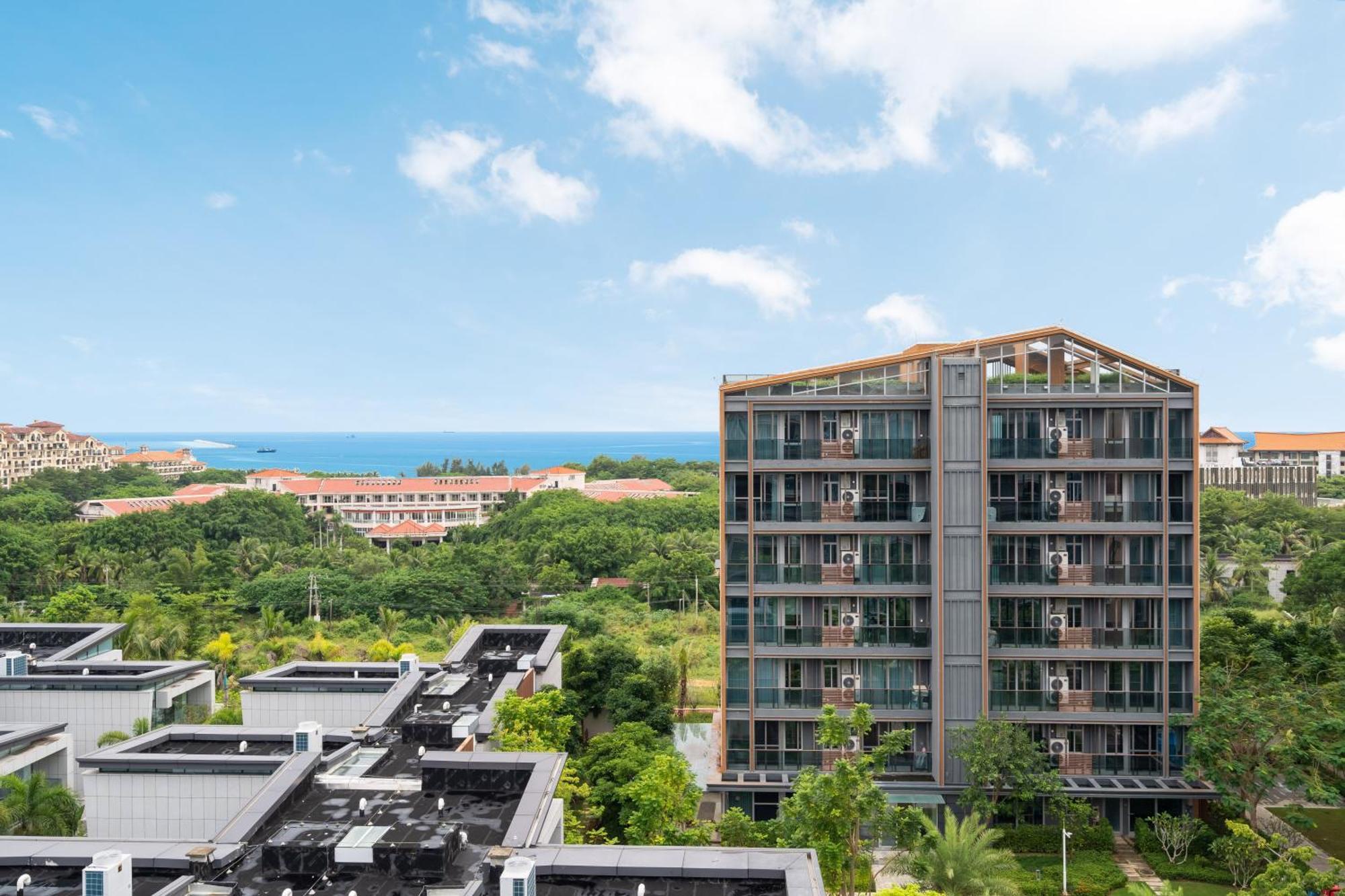 Sanya Haitang Bay Muyu Time Seaview Apartment Exterior photo