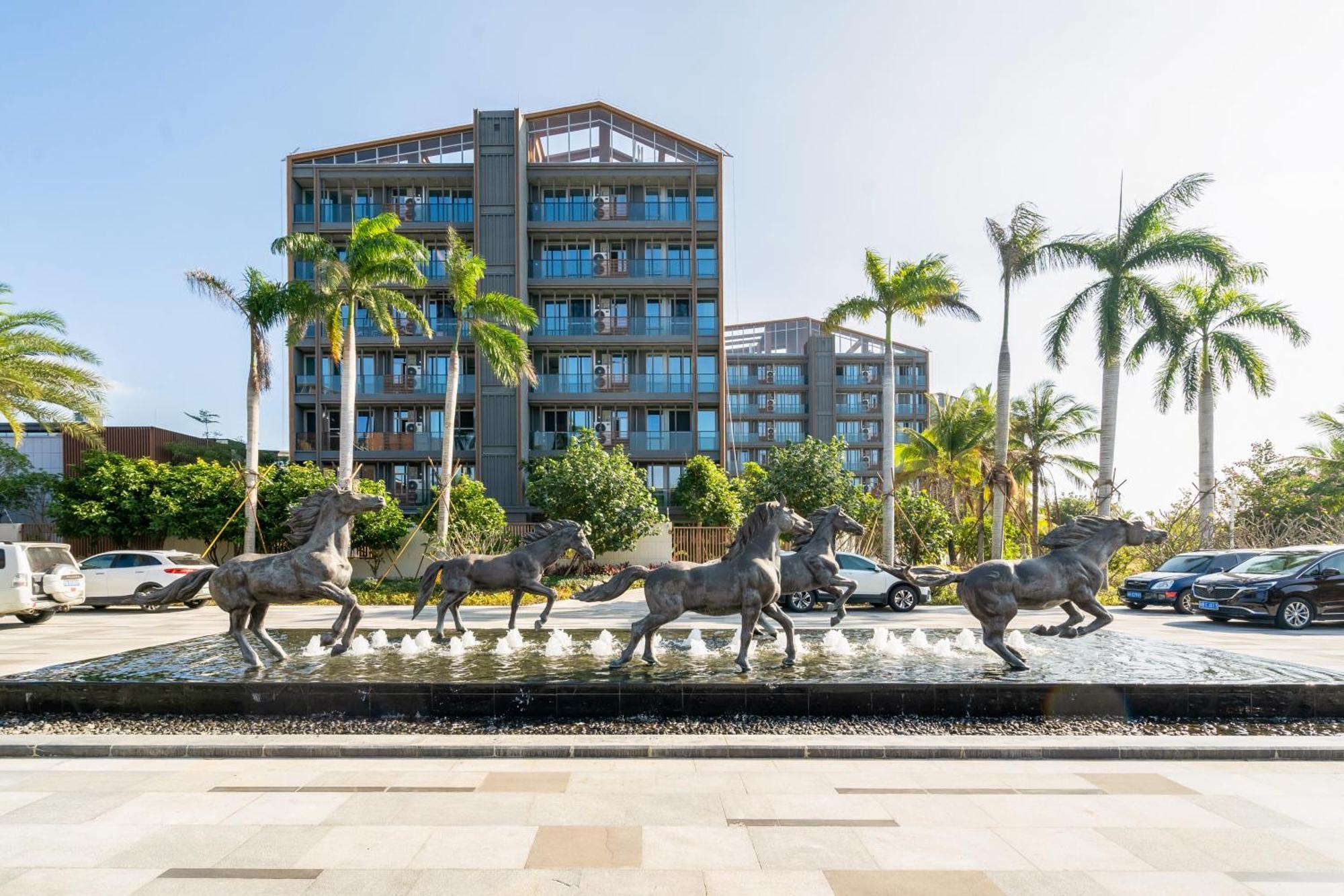 Sanya Haitang Bay Muyu Time Seaview Apartment Exterior photo