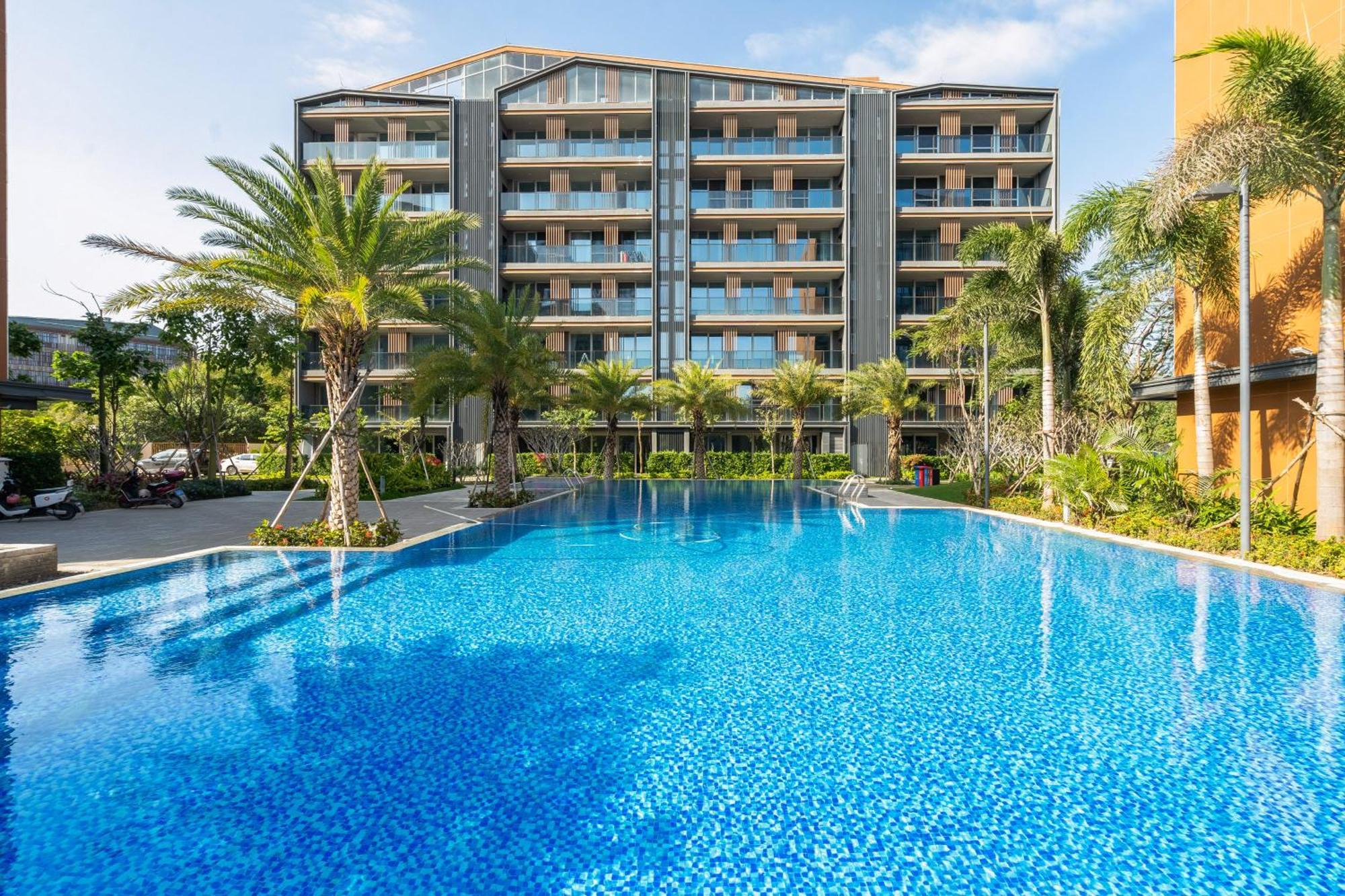 Sanya Haitang Bay Muyu Time Seaview Apartment Exterior photo