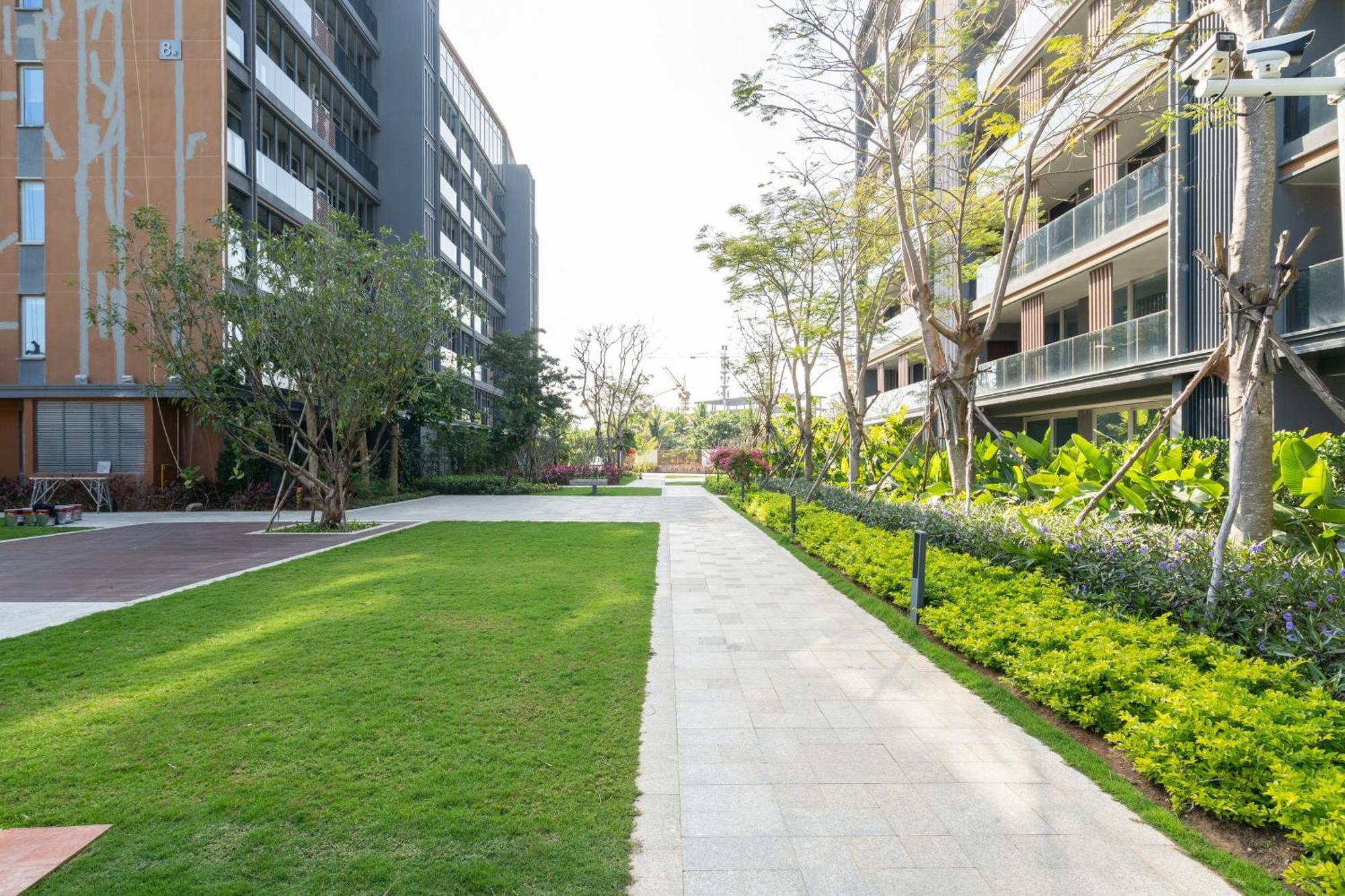 Sanya Haitang Bay Muyu Time Seaview Apartment Exterior photo